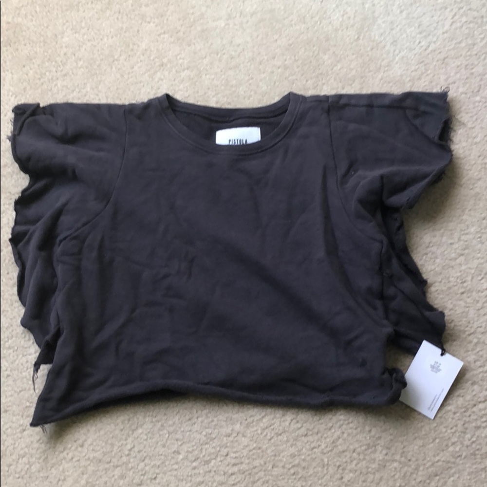 Pistola Denim Cropped Sweat Tee